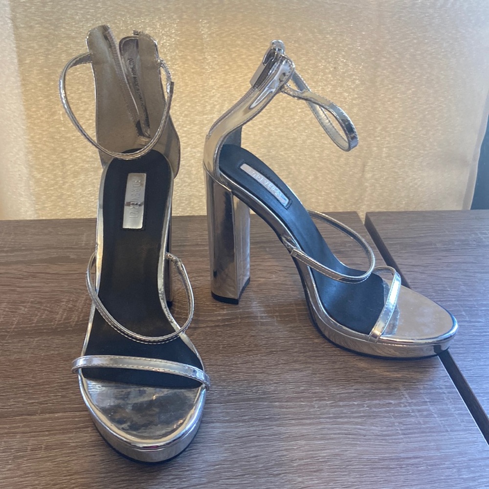 Forever 21 Silver Heels